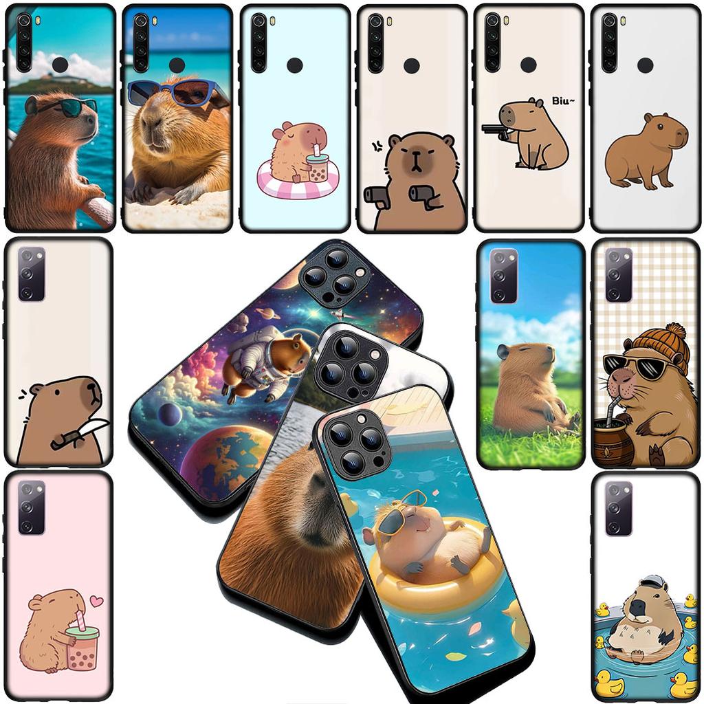 Anime Capybara Wallpaper Silicone Cover for Apple iPhone 17 12 13 Pro Max Mini ProMax 7 + 8 Plus Air 8+ Coque Phone Case