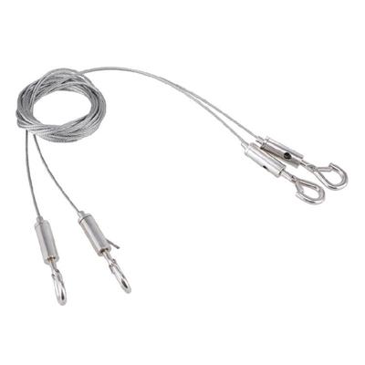 Víceúčelový nastavitelný nerezový závěsný drát na obrazy Pevné lano na zavěšení obrazů s praktickým hákem