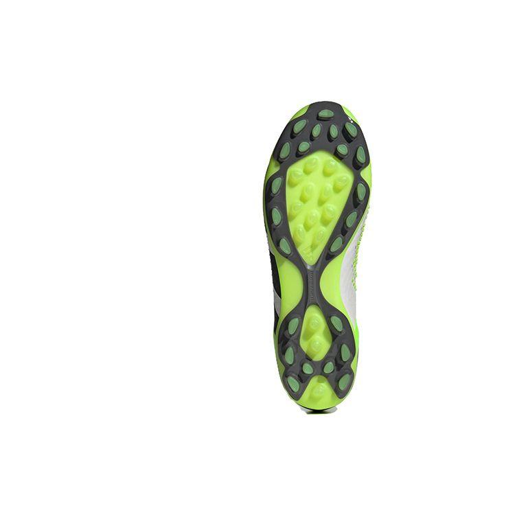 Adidas Predator Round Toe Lace-Up AG (Rubber Short Studs) Slip-Resistant Durable Soccer Shoes Men Soccer Shoes Gray Green IG5170