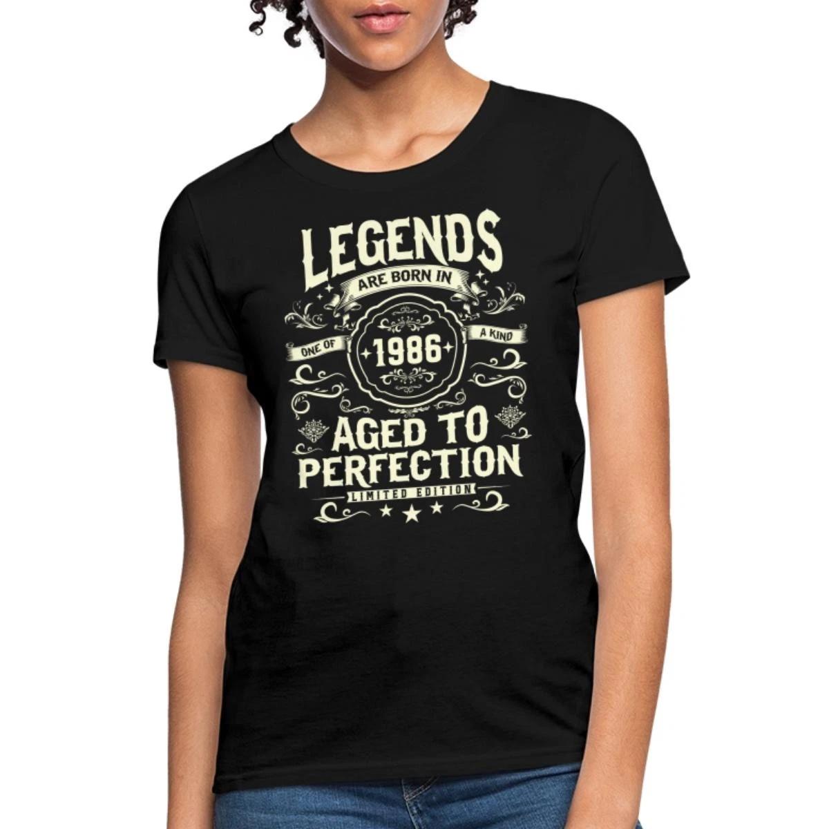 1986 Legends Vintage 40th Birthday Women s T-Shirt S