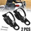 2pc Universal Motorcycle Turn Signal Light Holder Metal Relocation Fork Clamps Mount Lamp Mount Bracket For Motorbike Front Fork