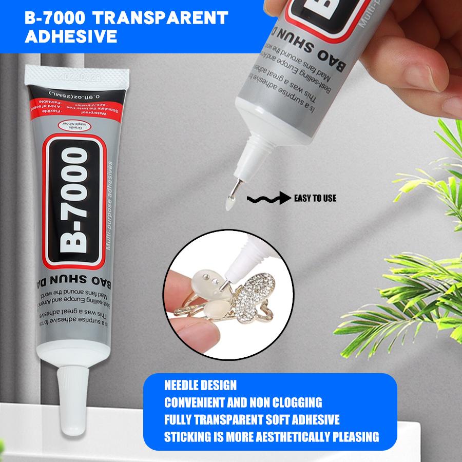 15ML 25ML 50ML 110ML B-7000 Clear Contact Phone Repair Adhesive Universal Glass Plastic DIY Glue B7000 With Precision Applicator