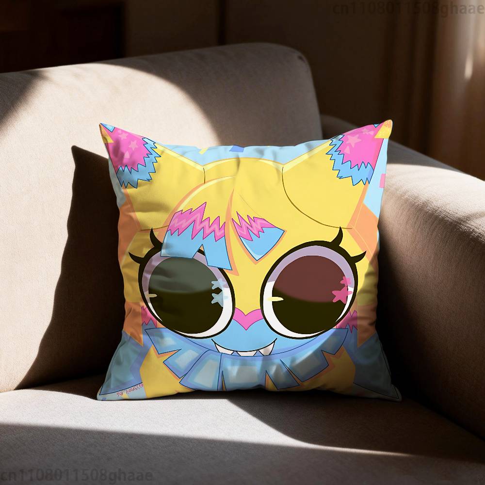 Y-Yatta Anime Kuddfodral Soffa Vardagsrum Sovrum Sänggavel Ryggstöd Kudde Fyrkantig Kudde Vilotid
