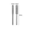 5pcs 4/4.8/5.5mm Diamond Coated Chainsaw Sharpener Stone Cylindrical Burr Polishing Chainsaw File Silver Abrasive Carving