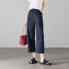 SOFSIL Women's High-Waist Cropped Wide-Leg Pants