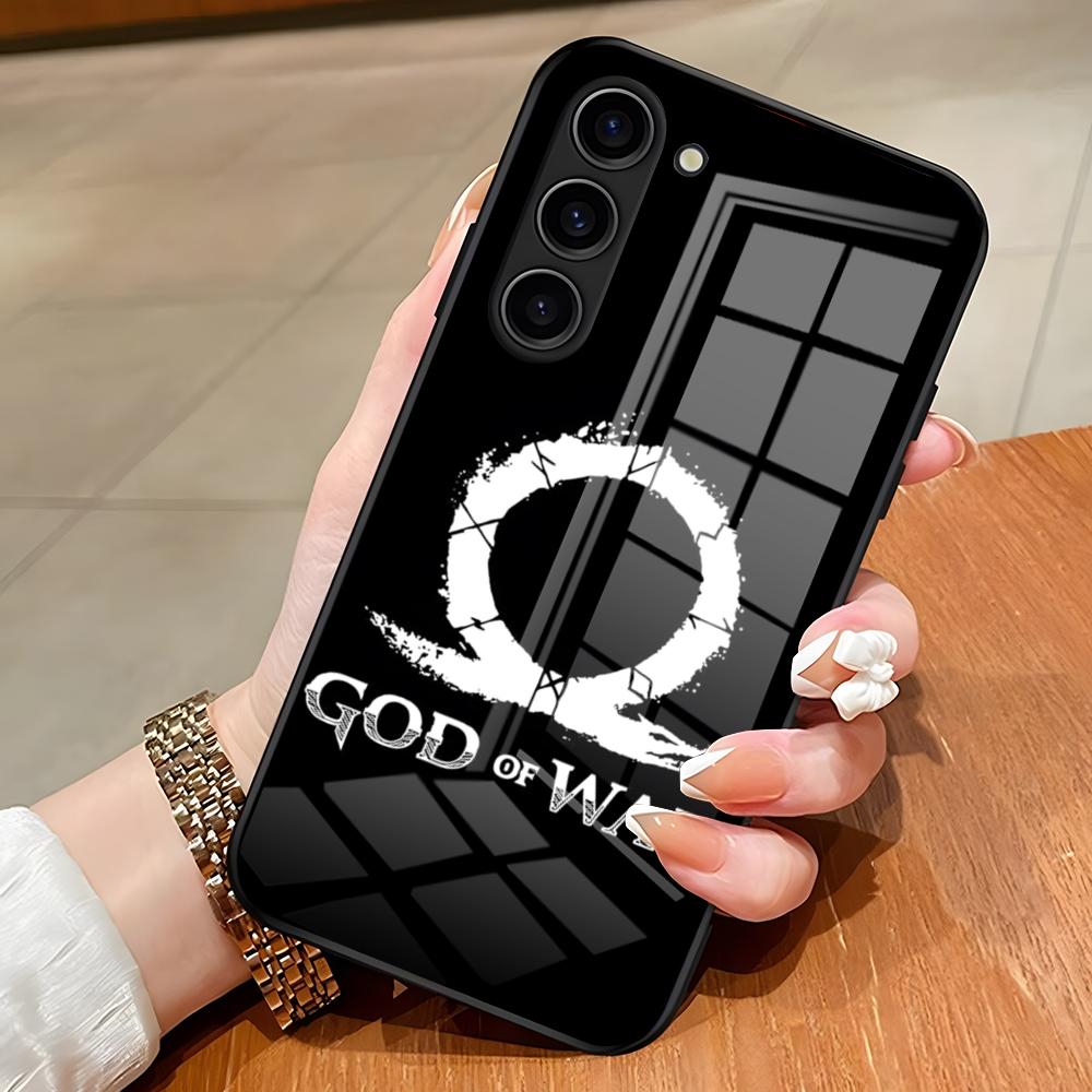 War God Kratos Phone Case For Samsung S26 S25 Edge Ultra S23 S22 S21 S20 Ultra Plus S24 Fe A54 A53 A25 Glass Cover