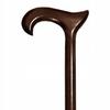 WOODEN WALKING CANE, BENDED, NON-SLIP, Glossy