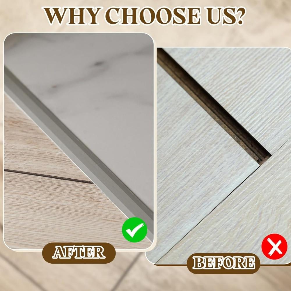 1pc 39.37inX1.97in Carpet To Tile Floor Transition Strip Self Adhesive T-Molding Threshold Cover Wood Grain Edging Trim Strip