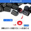 Resin Air Valve Caps for Bicycles, Cars, Motorcycles, Trucks, Black Tire Valve Caps with