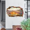 Decorative Painting Wall Sticker with 3D Holes for Home Waterproof Decor