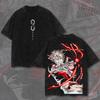 Gojo Satoru Unlimited Void Reversal Red Heavyweight Graphic Tee Pump Cover