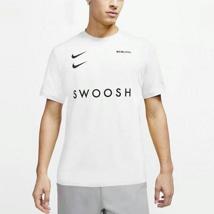 Nike T Shirts Men's Crew Neck Moderate Straight Fit DH0030-100
