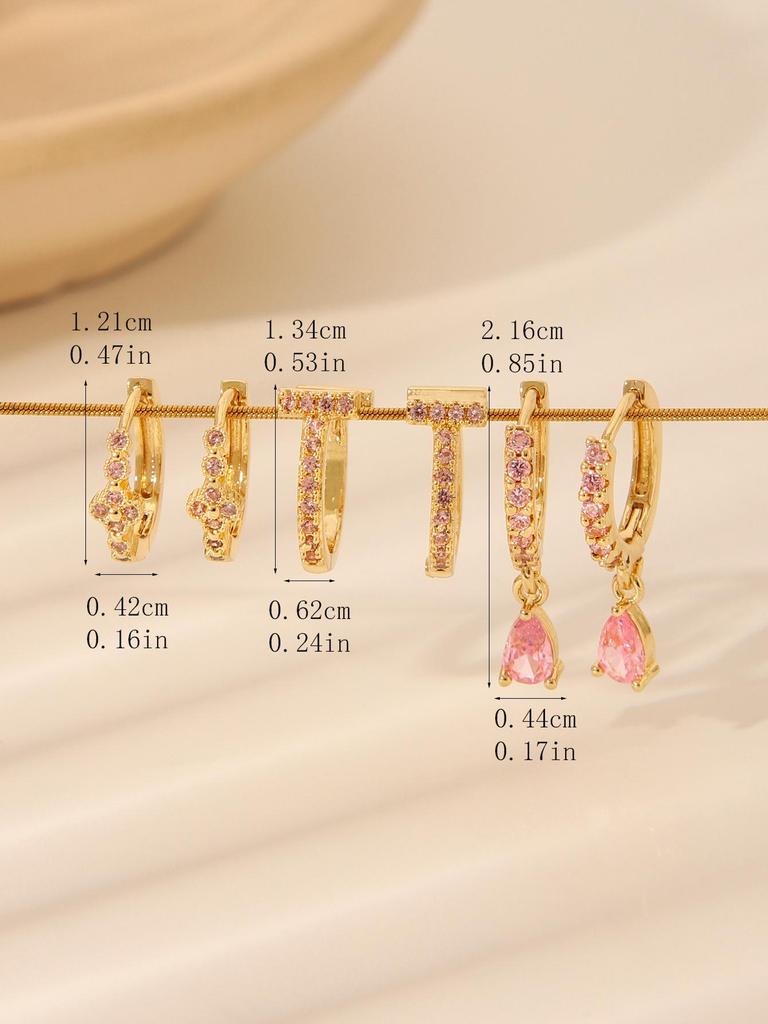 2025 New High-End Women's Light Luxury Circular Hoop Earrings Set