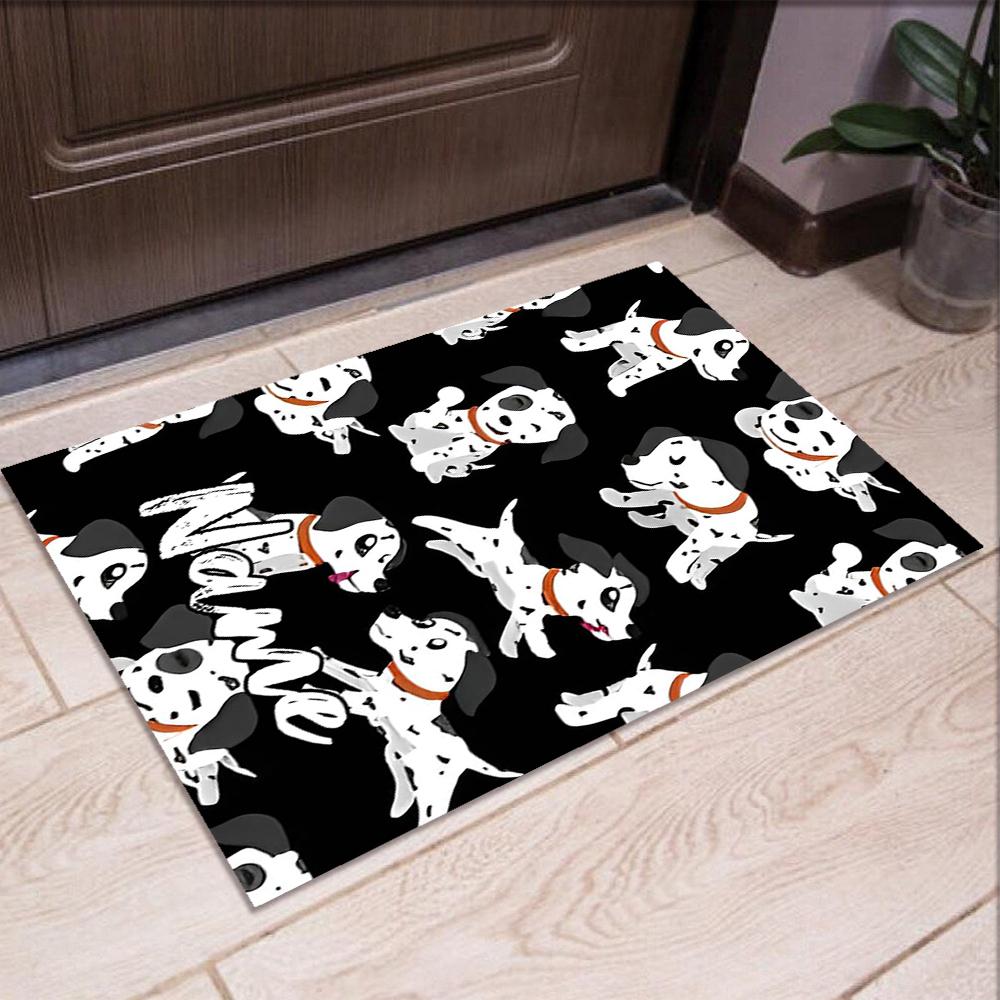 Custom Name Dog Printed Carpet,Rug for Office Chair Living Room Bedroom Kitchen Room Decor Gifts.