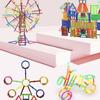 Kids DIY Straw Building Blocks, STEM Educational Magic Sticks, Creative Interlocking Construction Toys for Toddlers
