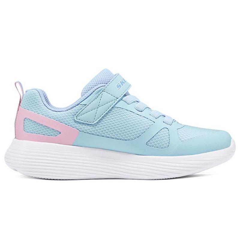 Skechers Kids SKECHERS GIRLS Teen Low Top Casual Shoes Blue Pink 303852L-LBPK