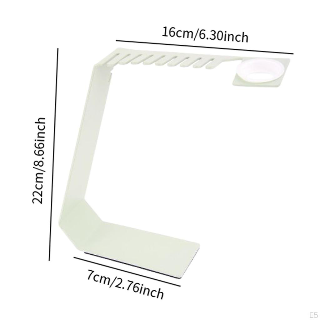 Metal Watch Band Organizer Desk Hanging Display Holder Strap Storage Mount for Up To 9 Watchbands