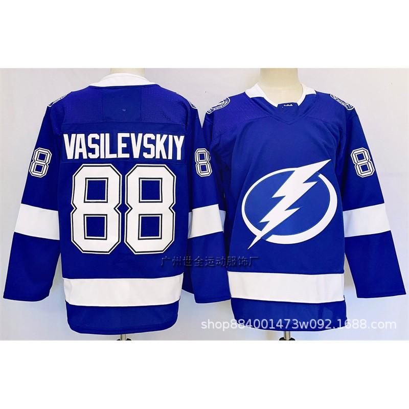 Mens Vintage Embroidered Ice Hockey Jersey Training Uniform Cotton Blend Sportswear Adult Players