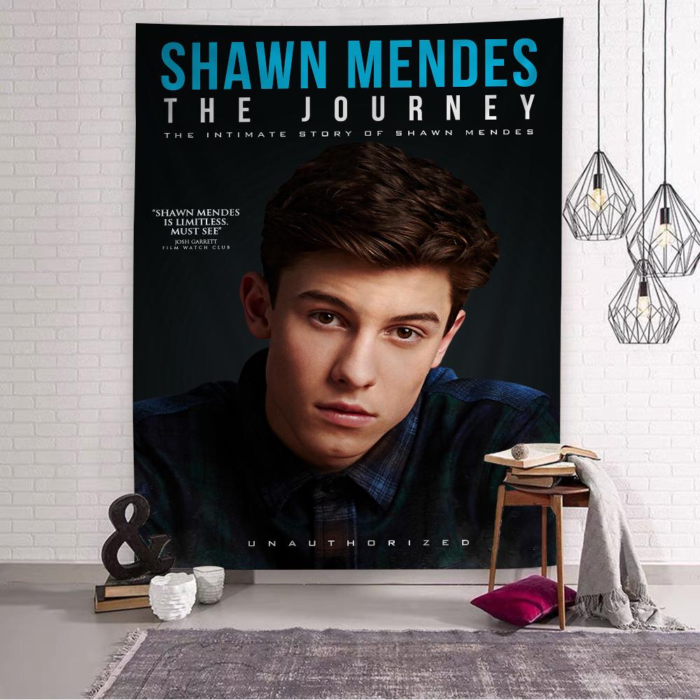 SShawn Mendes Popular Singer  Hanging Bohemian Tapestry Japanese Wall Tapestry Anime Kawaii Room Decor