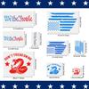 9 Pcs American Flag Stencils We The People Stencil Don'T Tread On Me Stencils