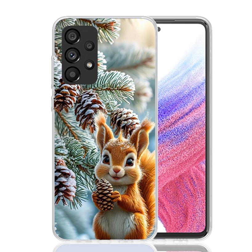 Animal Squirrel Phone Case for Samsung Galaxy A17 A16 A15 A14 A13 A57 A56 A55 A54 A53 A37 A36 A35 A34 A33 A26 A25 A24 A23 Galaxy