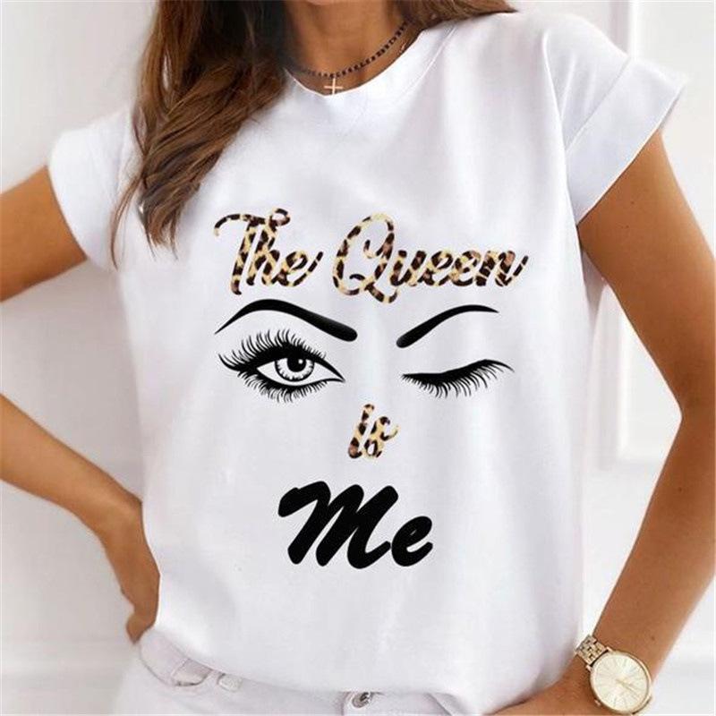 Explosive Sunflower Flower Base Casual White Shortsleeved Womens Tshirt Oversized T Shirt Harajuku Tops