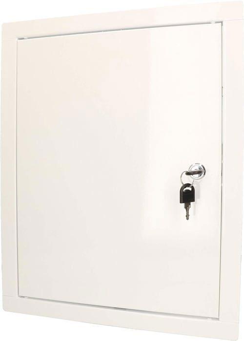 Trappe de visite - KOTARBAU - 30 x 40 cm - Métal - Blanc - Accès facile