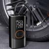Fast Electric Air Inflator Compressor Pump For Car Bicycles Tires Wireless Charging Auto Stop And Emergency LED Light