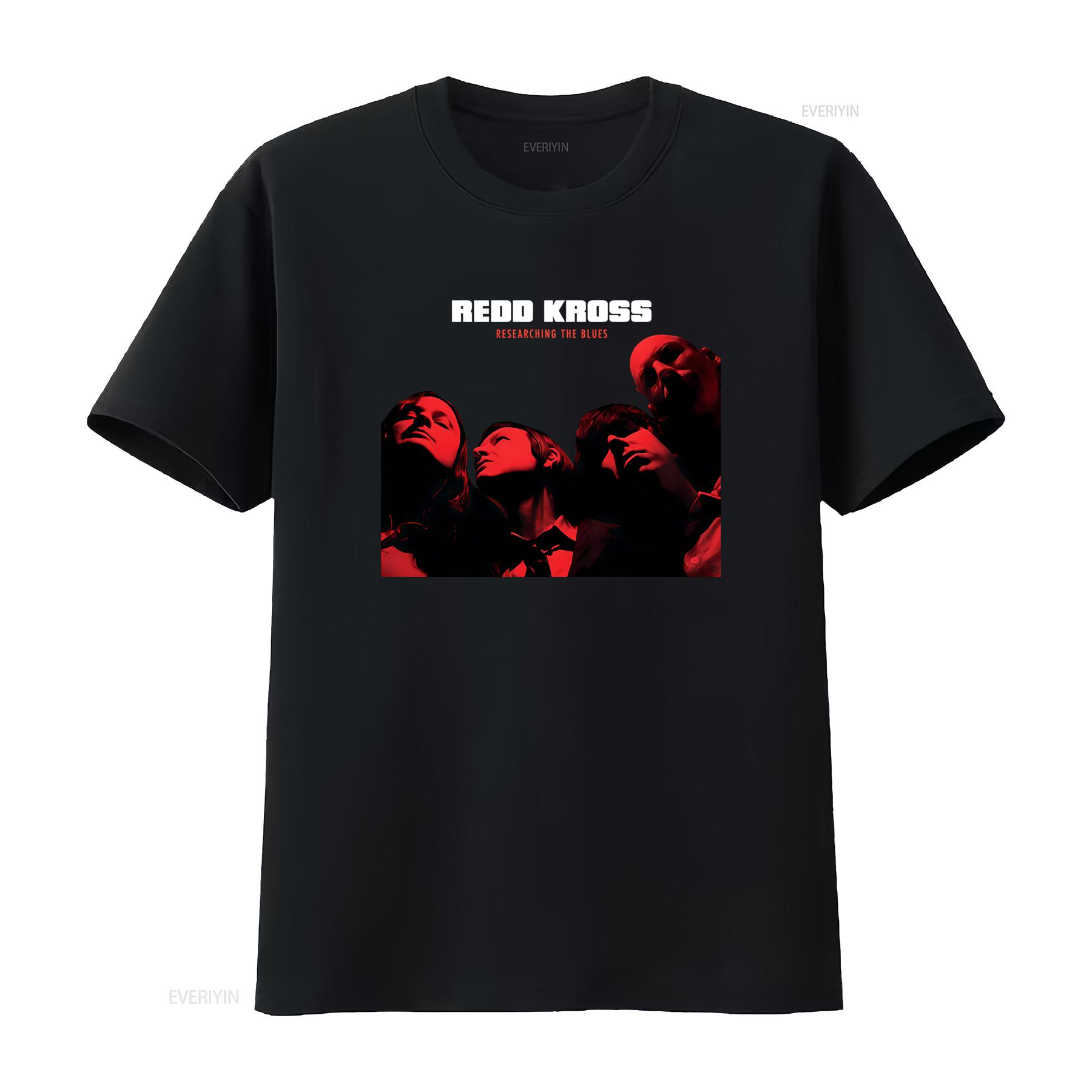 

REDD KROSS Heavy Cotton T Shirt S 4XL Researching The Blues Band Print vintage Washed Soft Casual Comfortable streetwear 4XL
