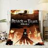 Hot Anime Attack On Titan Throw 240g Flannel Blanket Lightweight Soft Skin-friendly Summer Thin Throw Blanket