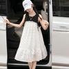 Girls' Summer Lace Princess Dress - Stylish Children's Vest Skirt