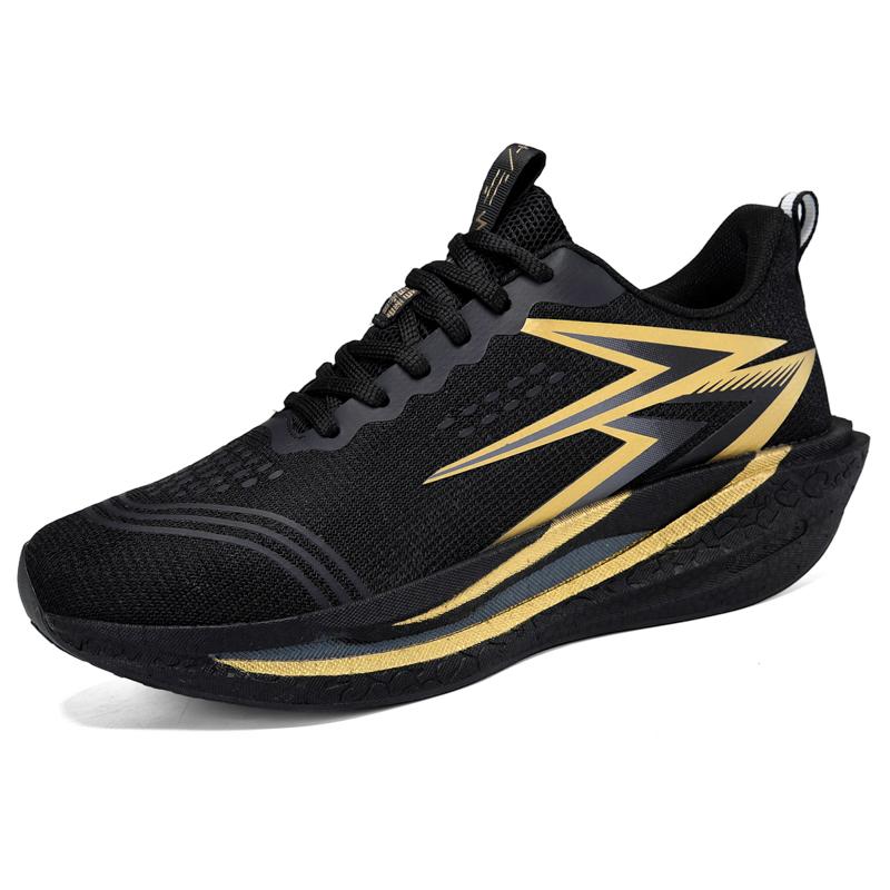 Professional Running Shoes Couple's Damping Sneakers Breathable Mesh Tennis Basketball Trainers Elastic Training Shoes