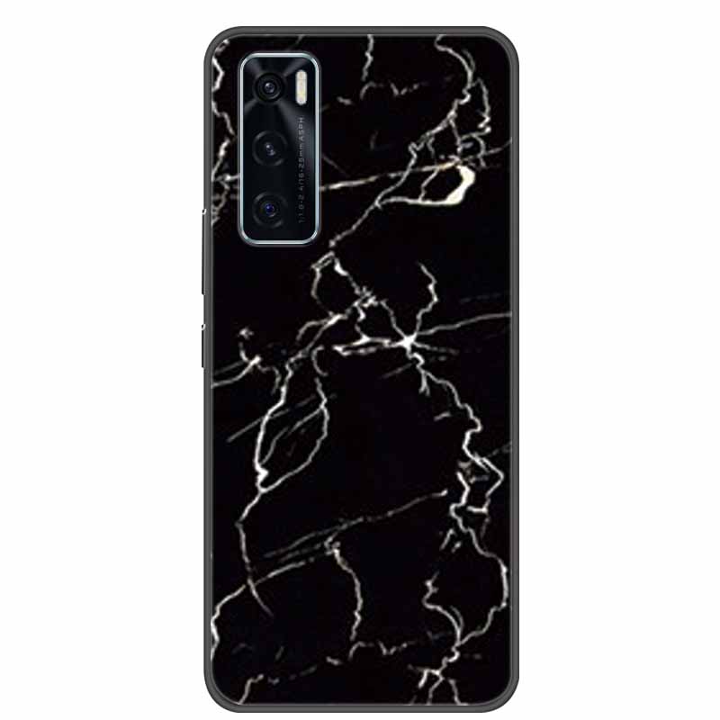 For Vivo V20 SE Case Marble Silicone Soft TPU Bumper Cover Coque For Vivo V20 SE Back Cover Cases for VivoV20 SE V20SE V 20 SE