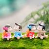 Lover Kiss Couple DIY Ornament Doll Wedding Party Home Small Decoration Cake DIY Micro Landscape Figurines