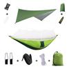 Anti Outdoor Camping Hammock With Mosquito Net And Rain Tent Equipment Supplies Shelters Camp Bed Survival Portable Hammock Soft and Comfortable