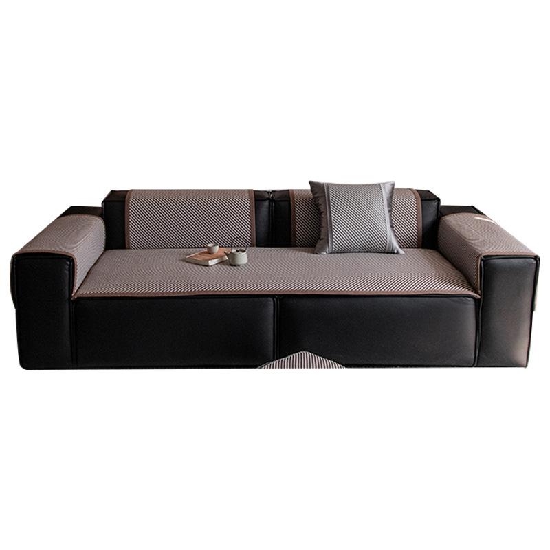 New Pe Rattan Mat Sofa Cushion Summer Mat Cushion Cold Silk Cool Non-Slip Light Luxury Sofa Cover Cloth Towel