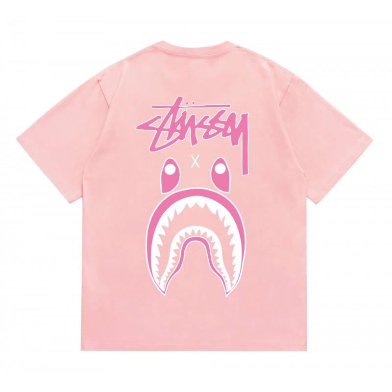 Tricou Bumbac Classic cu Imprimeu Ape Lightning Unisex Mânecă Scurtă Croială Largă Îmbrăcăminte Casual