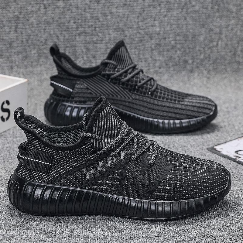 Breathable fly-woven men's shoes lightweight men's autumn mesh breathable trendy shoes mesh shoes