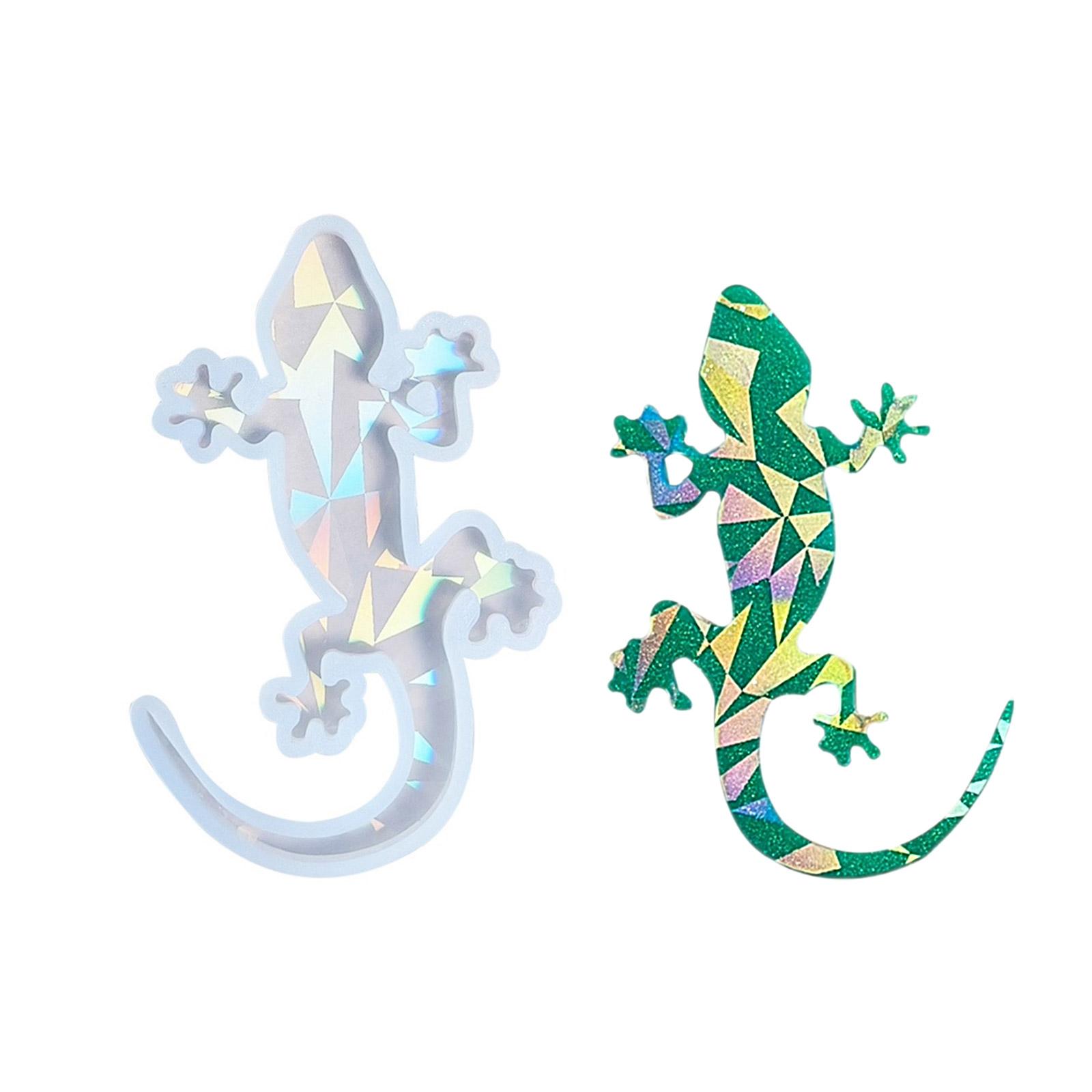 

Формы для брелоков из смолы в виде животных Формы для кулонов в форме геккона Формы для кулонов из ювелирных изделий Силиконовая текстура для ручного изготовления ювелирных изделий прозрачный