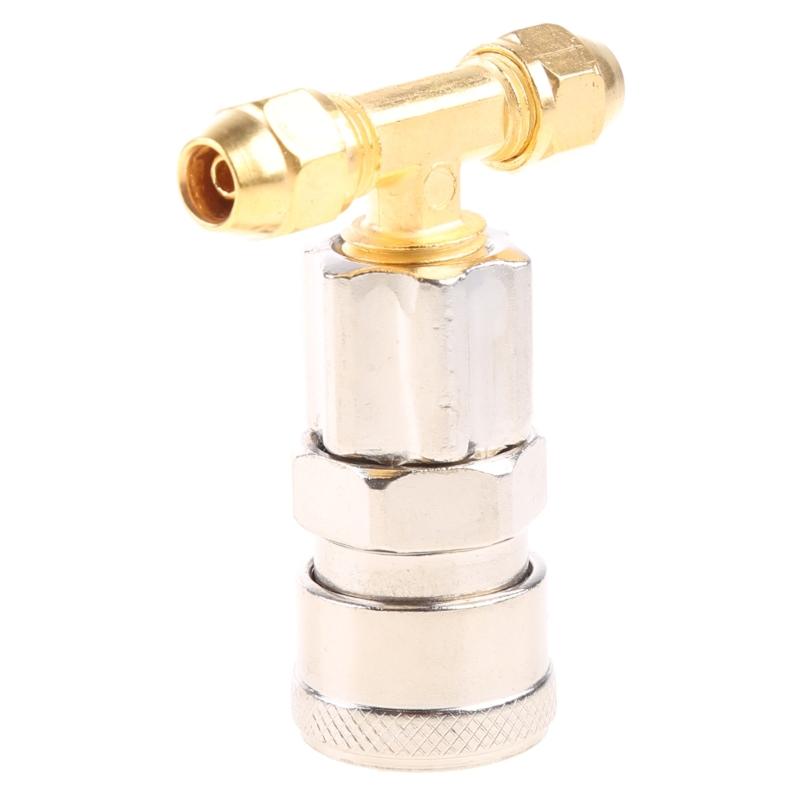 Pneumatic-Tank-Connector Air for Valve Air Bag Three-way Joint Air for Tank Straight Through Joint-Pneumatic Fittings Co