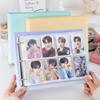 Gradient Color 7 Pocket 8slot Photo Card Album, Large 50 Pages PU Kpop Idol Photocard Holder, Collectible Card Book for Fans