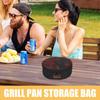 Camp-Utensil Organizer Tableware Carry Bag For Camping High Capacity Round Cookware Pouch For Barbecue Gatherings Mountaineering