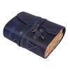 Handmade Vintage Leather Diary - Vintage Handmade Pages - Antique Key Closure - Blue Color. Size 6x4 Inches