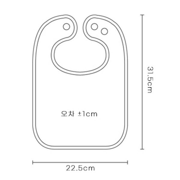 Bunny Blossom 6-ply Gauze Bib, Natural, 1 Piece, 1 Piece