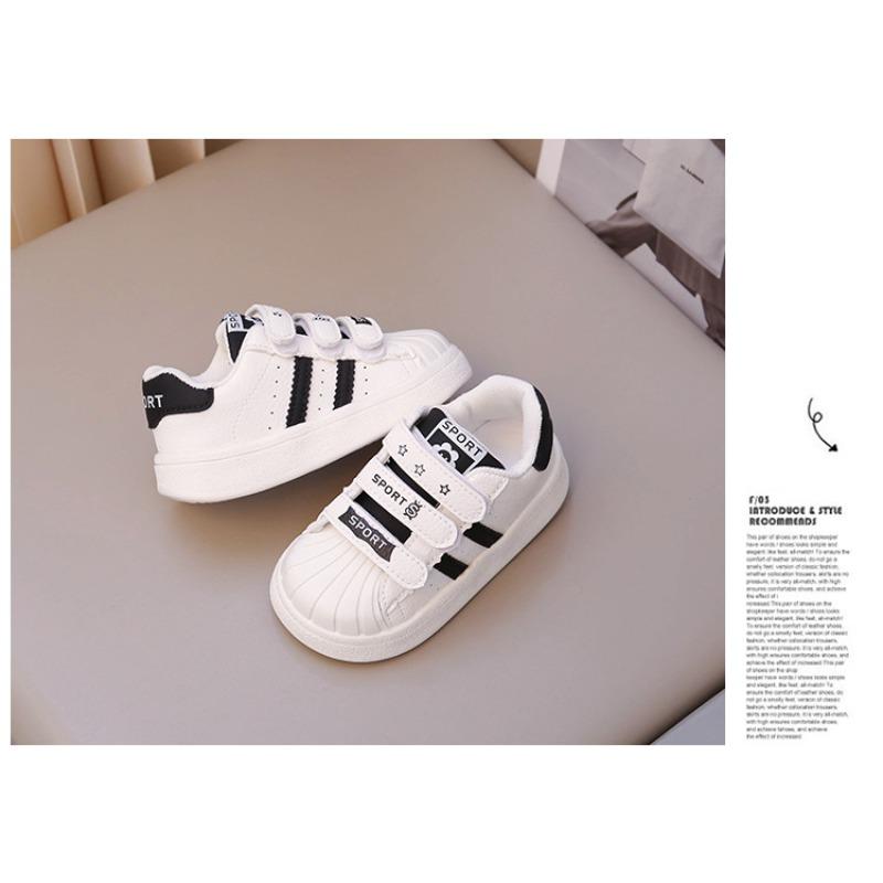 Baby Shell Head Shoes Spring and Autumn Casual Board Shoes Boys Baby Soft-soled Toddler Shoes Girls Sports Shoes Single Shoes