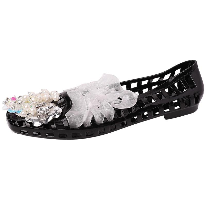 Korean version of fashionable versatile casual design bow Mary Jane shoes women's 2025 summer new exquisite ribbon single shoes