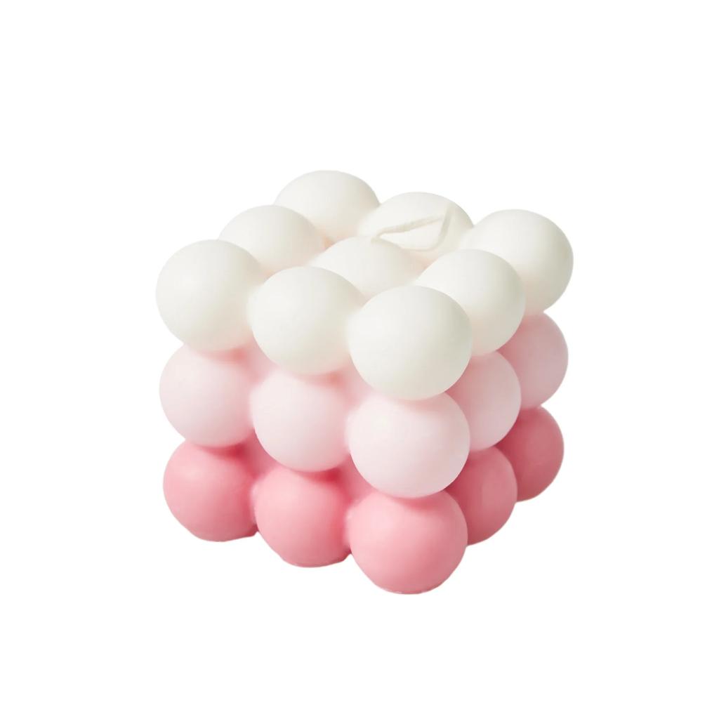 Lazzy House Small Bubble Cube Candle Soy Wax Aromatherapy Scented Candles Relaxing Birthday Gift Decorative Ornaments