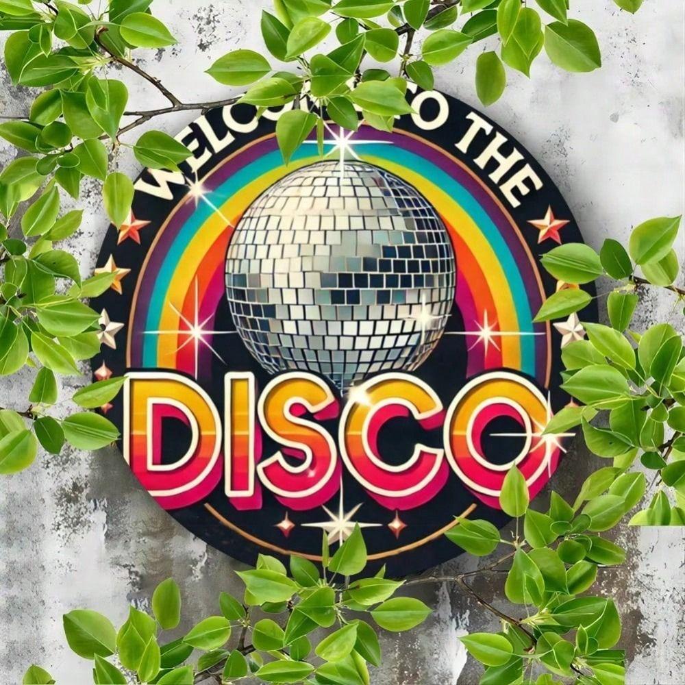 Metal Sign Disco Bar Vintage Wall Art, Tin Poster for Gift