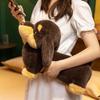 Cute Animal Plush Doll With Short Pile Fabric For Girls Sleep Pillow And Decor