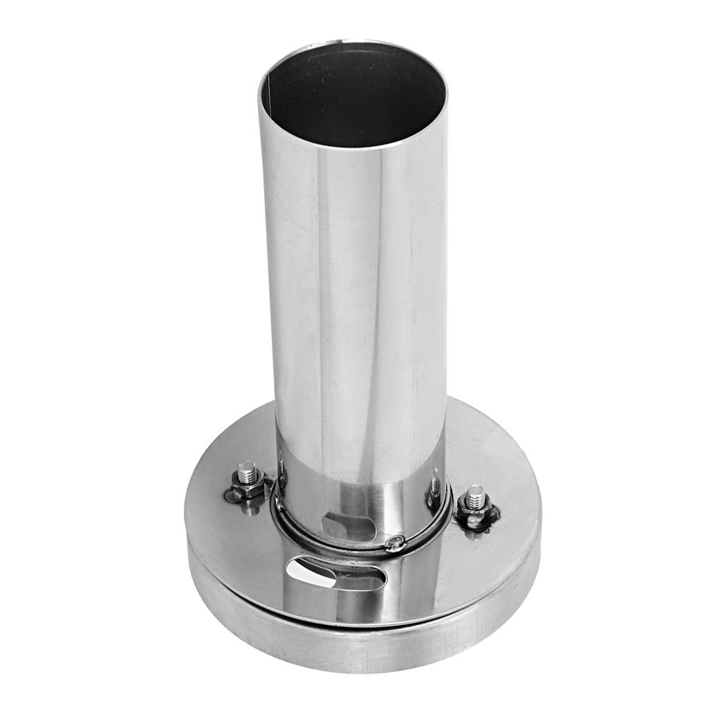 Car Removable Round Head Exhaust Muffler Silencer Car Modification (3.5in)